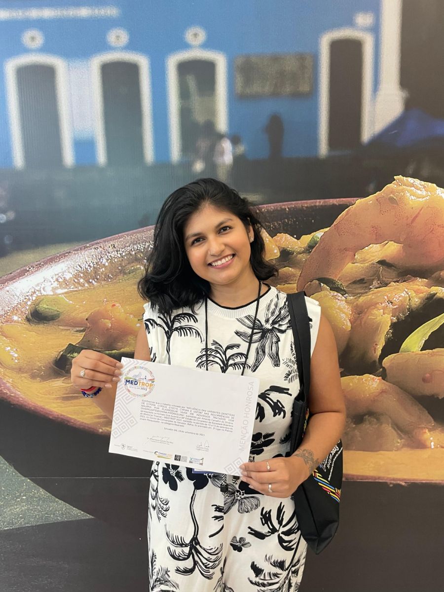 Pesquisadora Amanda Oliveira. - Foto: Acervo da pesquisadora Amanda Oliveira