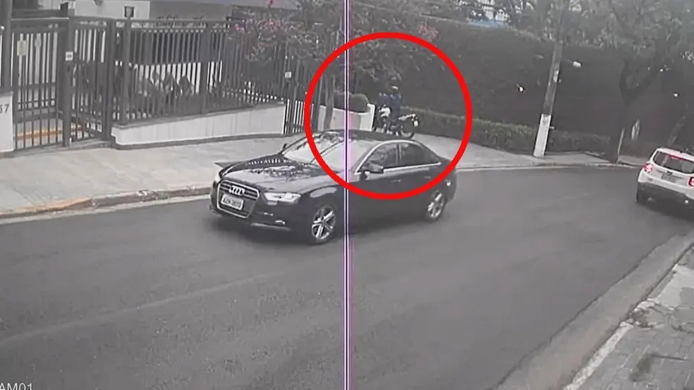 Tentativa de assalto termina com tr&ecirc;s mortos no Morumbi, Zona Sul de SP &mdash; Foto: Reprodu&ccedil;&atilde;o/TV Globo