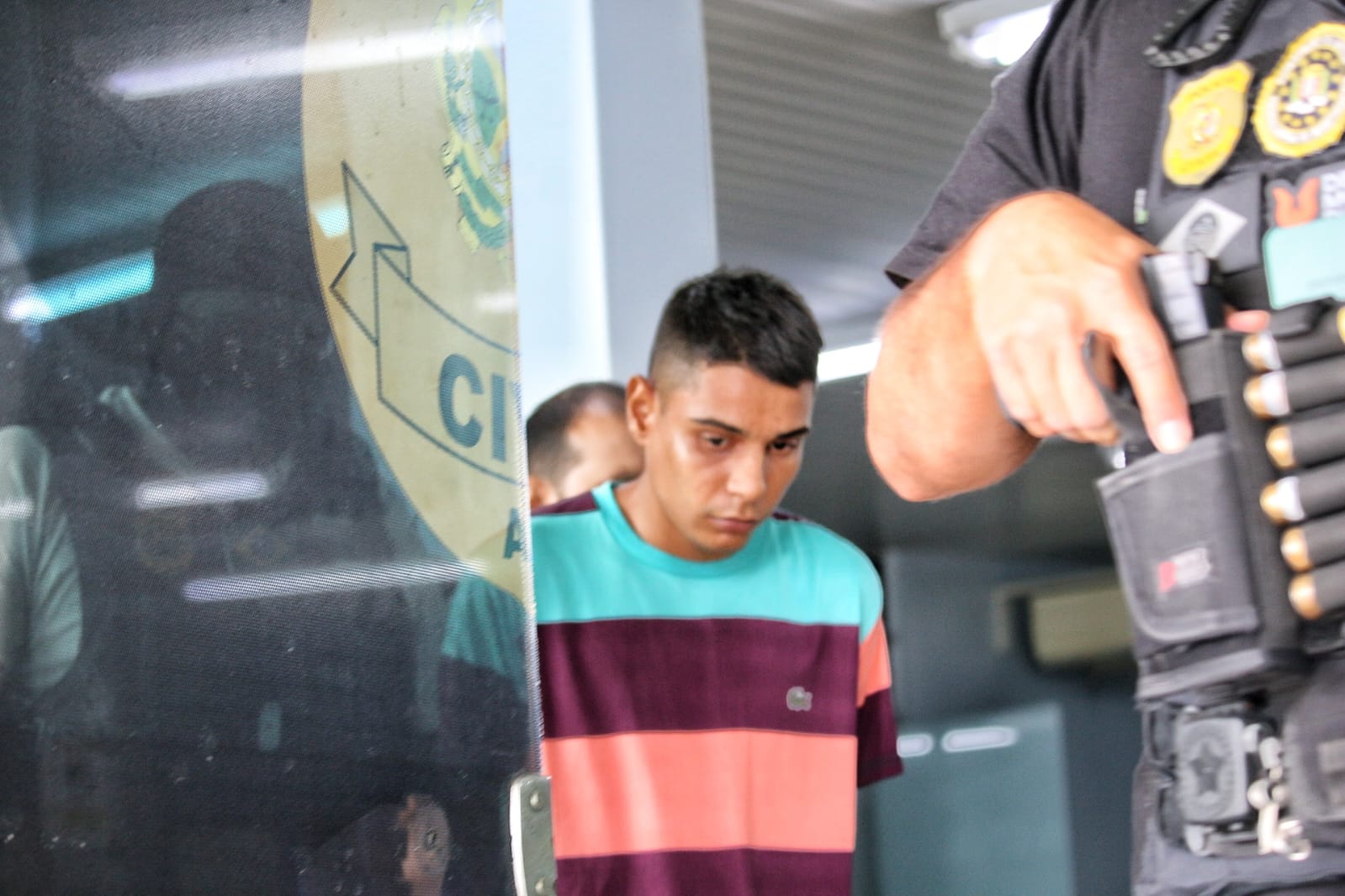 Suspeito Ricardo Junio Guimar&atilde;es Fonseca, vulgo &ldquo;Pimpolho&rdquo;. -Foto: Jander Robson / Portal do Holanda