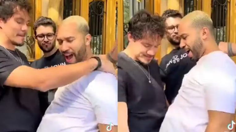 Eliezer, Rodrigo Mussi e Gil do Vigor - Imagem: Reprodu&ccedil;&atilde;o/TikTok