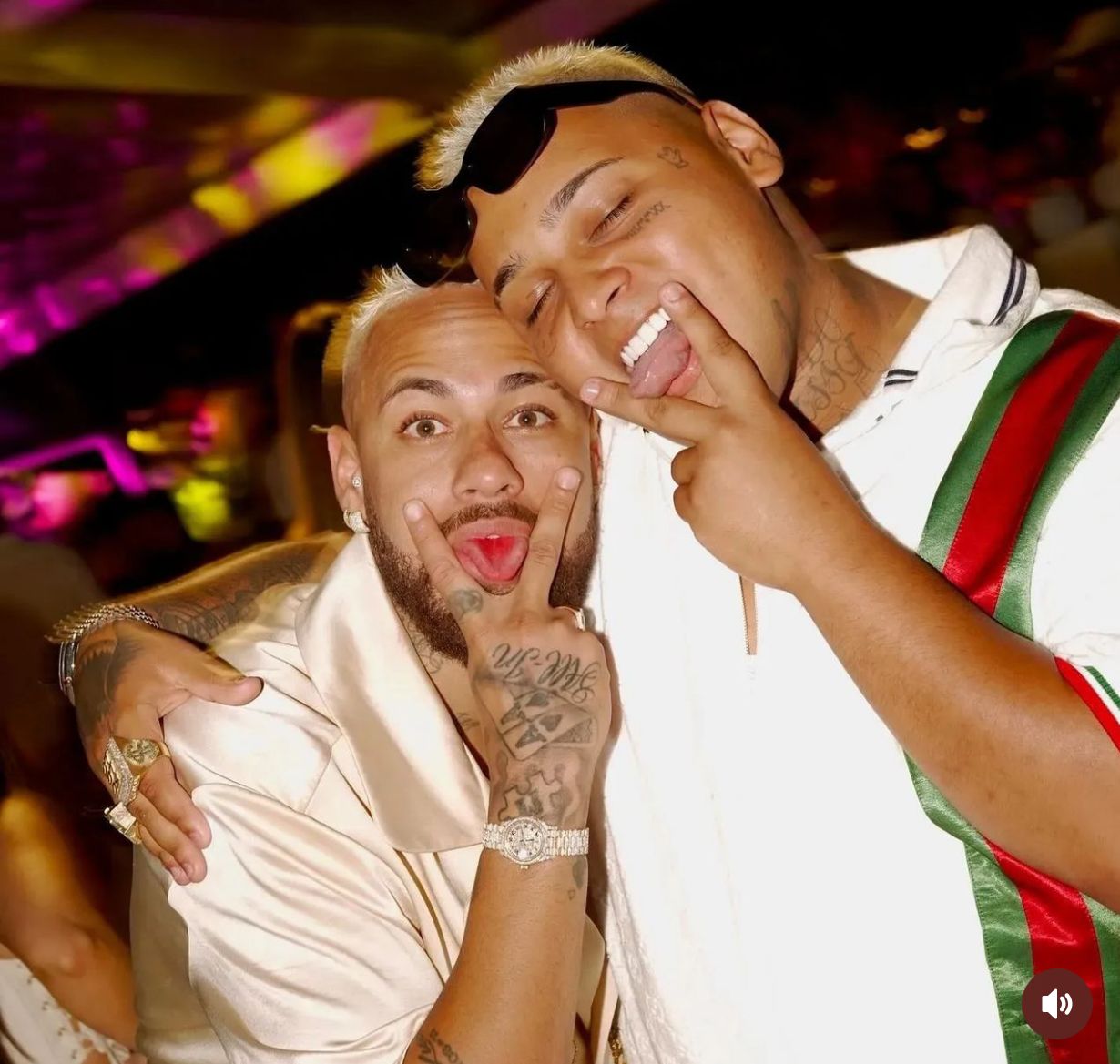 MC Ryan e Neymar na virada de ano - Foto: Reprodu&ccedil;&atilde;o/Instagram