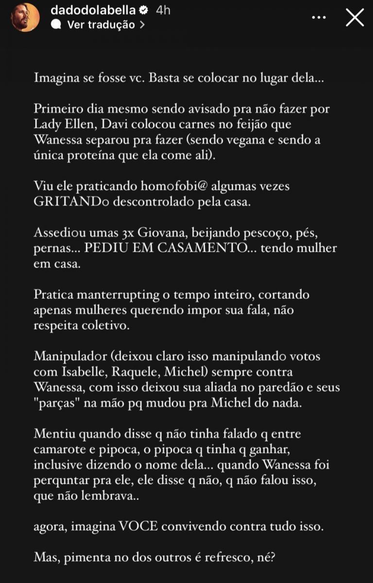 Imagem: Reprodu&ccedil;&atilde;o/Instagram