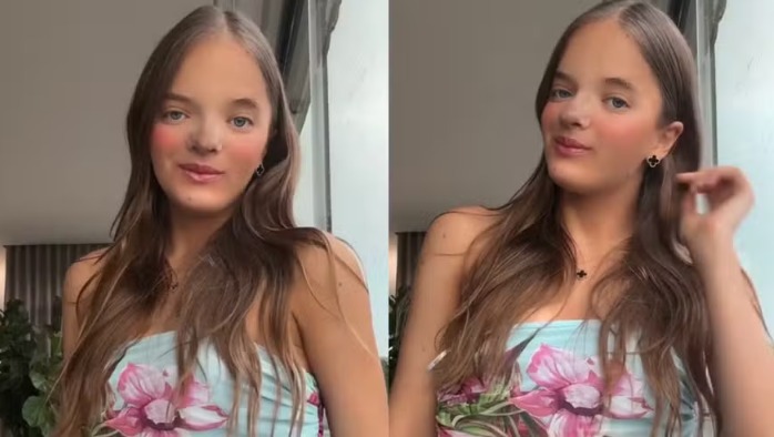 Rafaella p&oacute;s cirurgia - Imagens: Tik tok