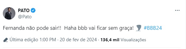 Imagem: Reprodu&ccedil;&atilde;o/Twitter