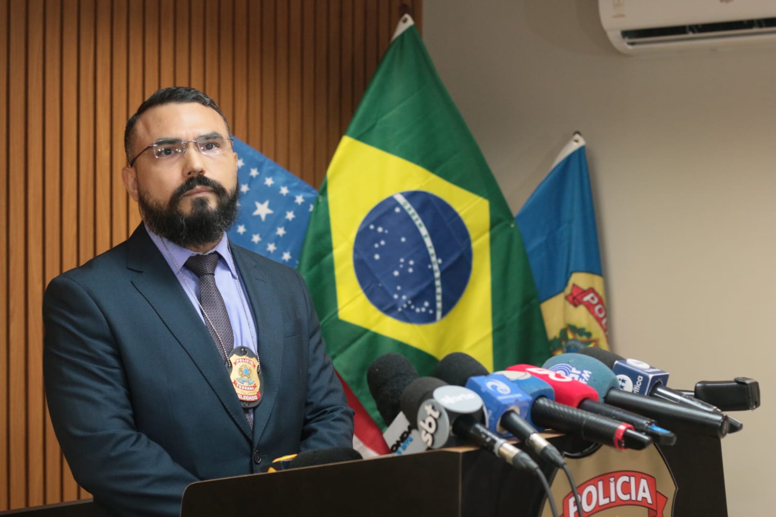 Delegado da PF, Diego Barroso - Foto: Jander Robson / Portal do Holanda