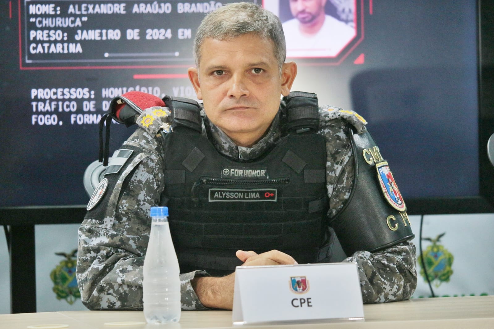 Allyson Lima, comandante do CPE - Foto: Jander Robson/Portal do Holanda