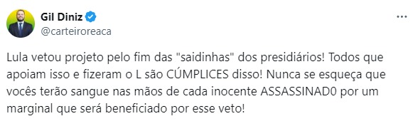 Imagem: Reprodu&ccedil;&atilde;o/Twitter