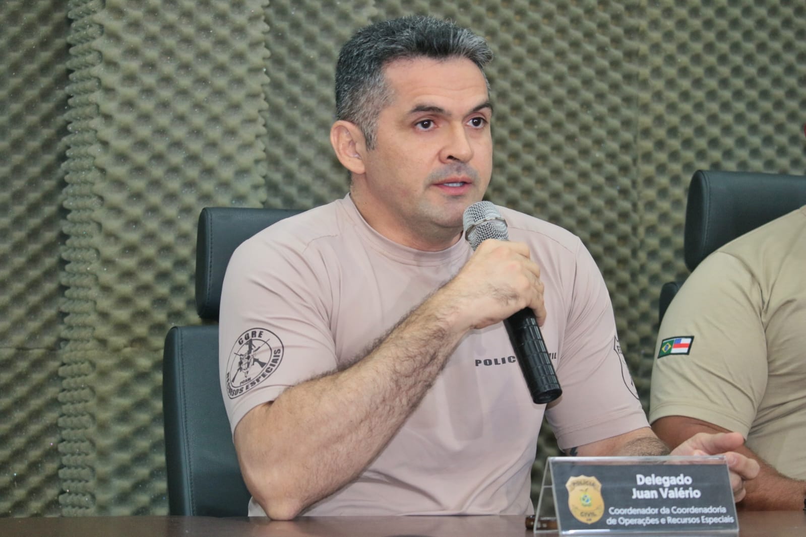 Delegado Juan Val&eacute;rio - Foto: Jander Robson/Portal do Holanda