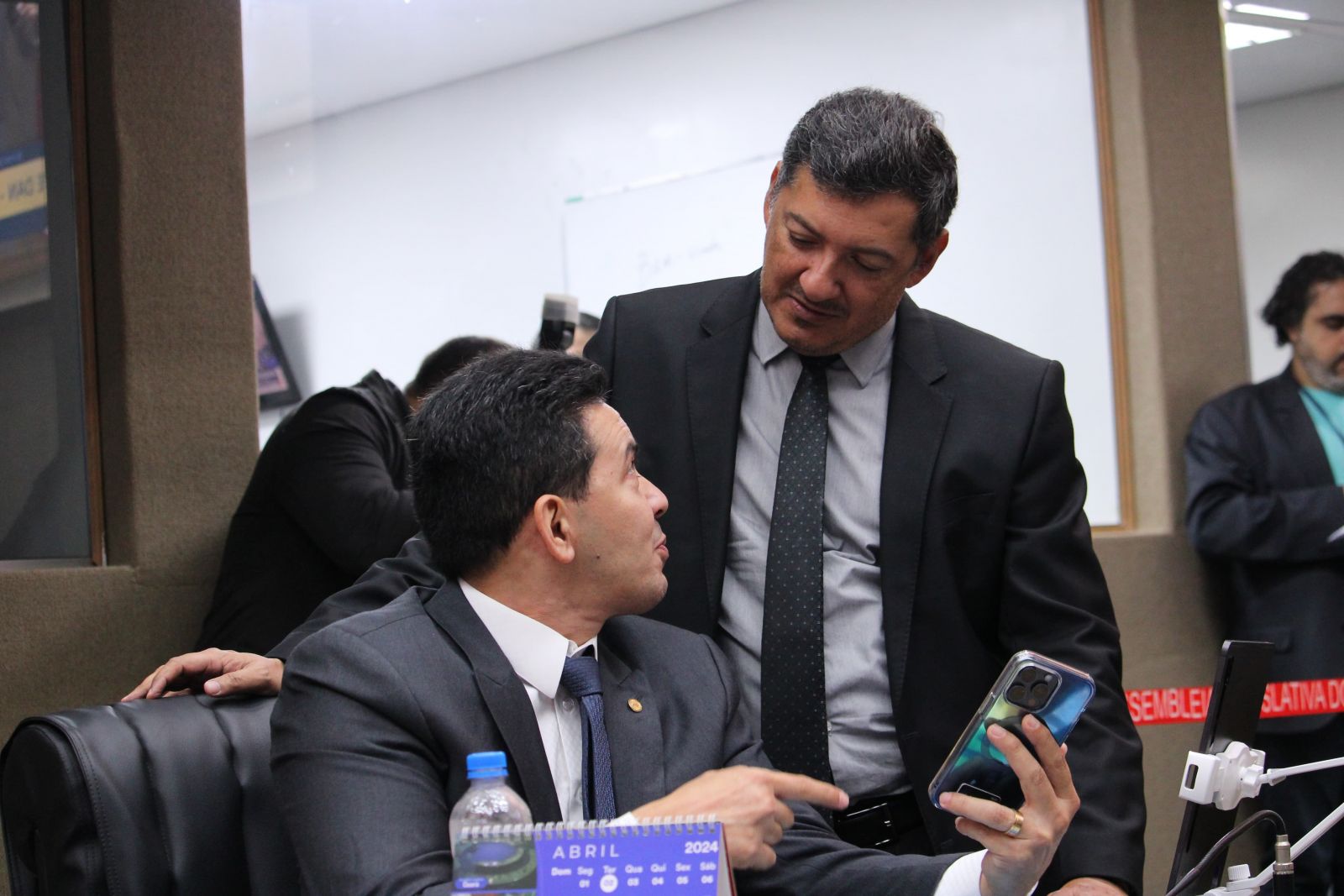 Delegado P&eacute;ricles (PL) e Felipe Souza (Patriota) / Foto: Shuam Mom