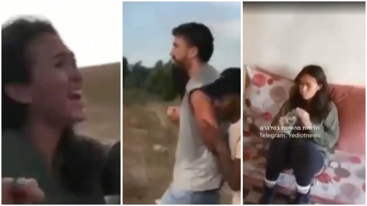 Noa Argamani &eacute; separada do namorado em ataque do Hamas / Foto: Reprodu&ccedil;&atilde;o