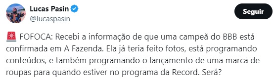 Imagem: Reprodu&ccedil;&atilde;o/Twitter