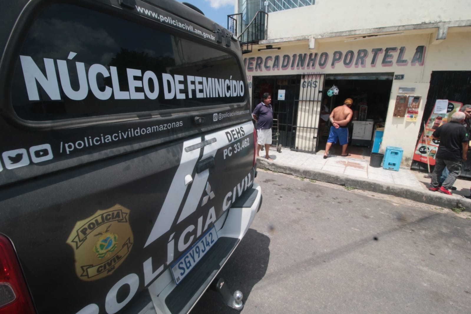 Kitnet onde jovem morava fica ao lado de mercadinho - Foto: Jander Robson/Portal do Holada