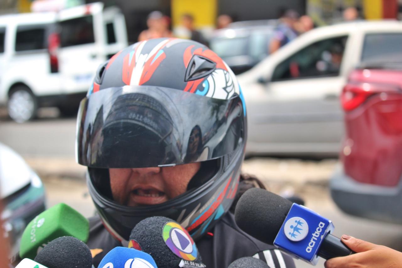 Tia do funcion&aacute;rio espancado - Foto: Jander Robson/ Portal do Holanda