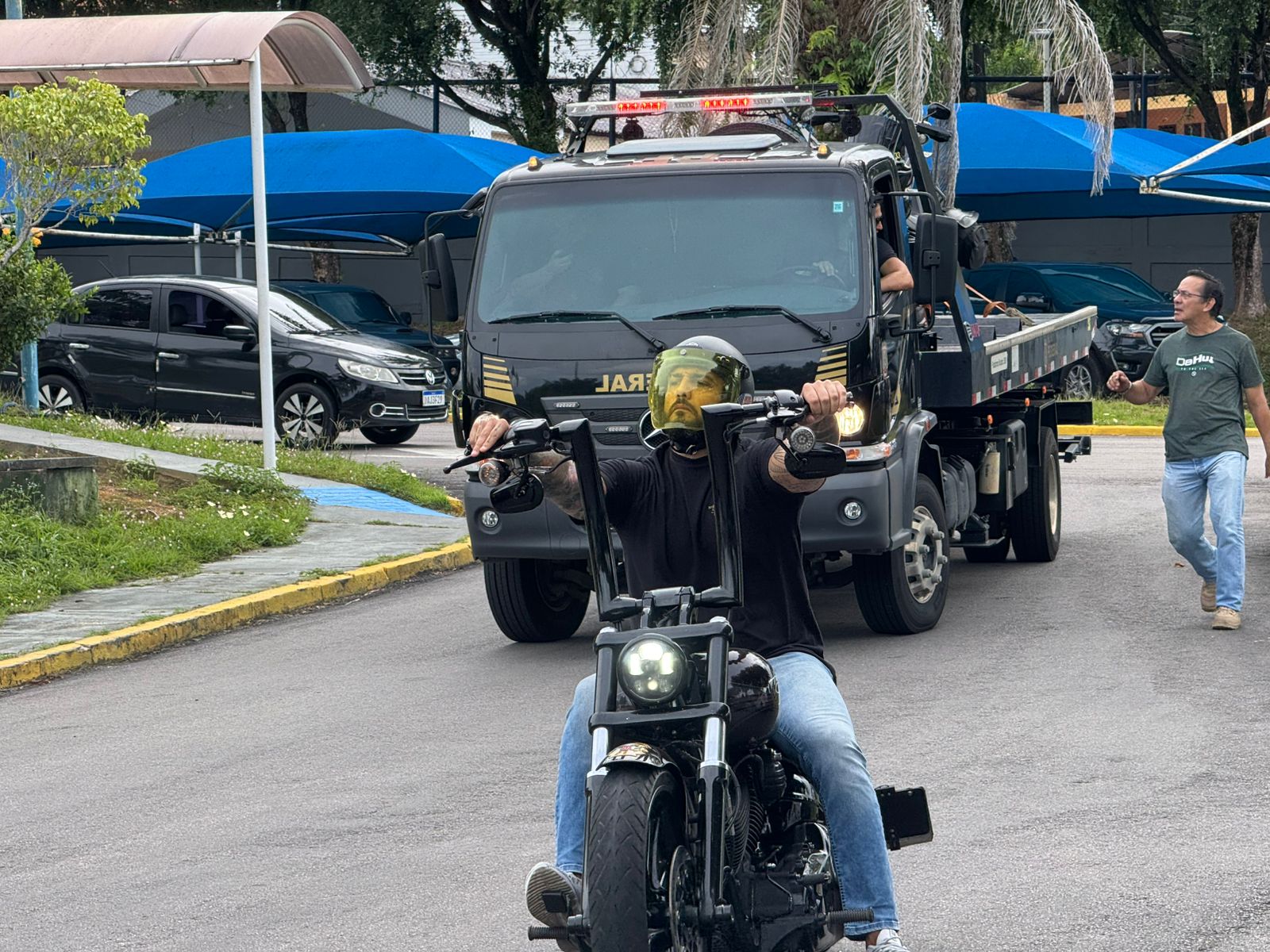 Motos apreendidas na primeira fase da opera&ccedil;&atilde;o - Foto: Neto Silva / Portal do Holanda