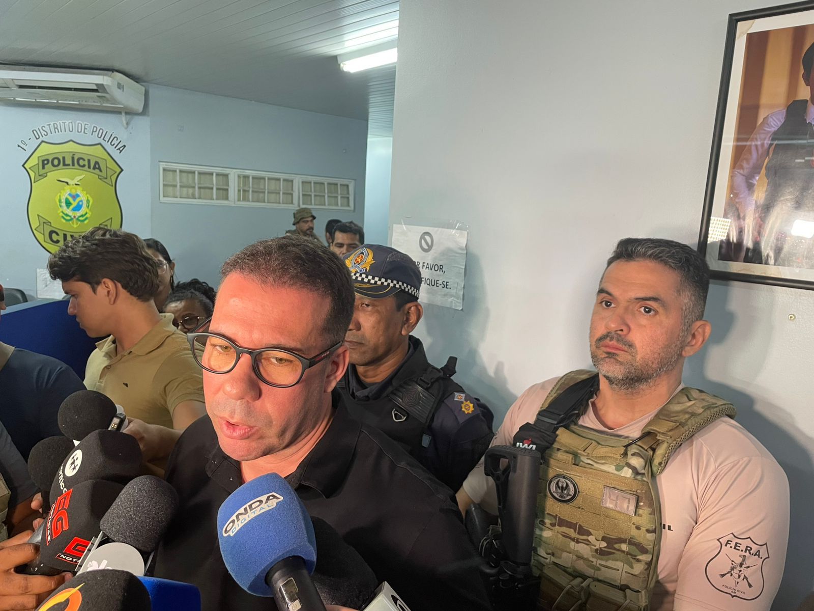 Delegado-geral Bruno Fraga / Foto: Caio Guarlotte / Portal do Holanda