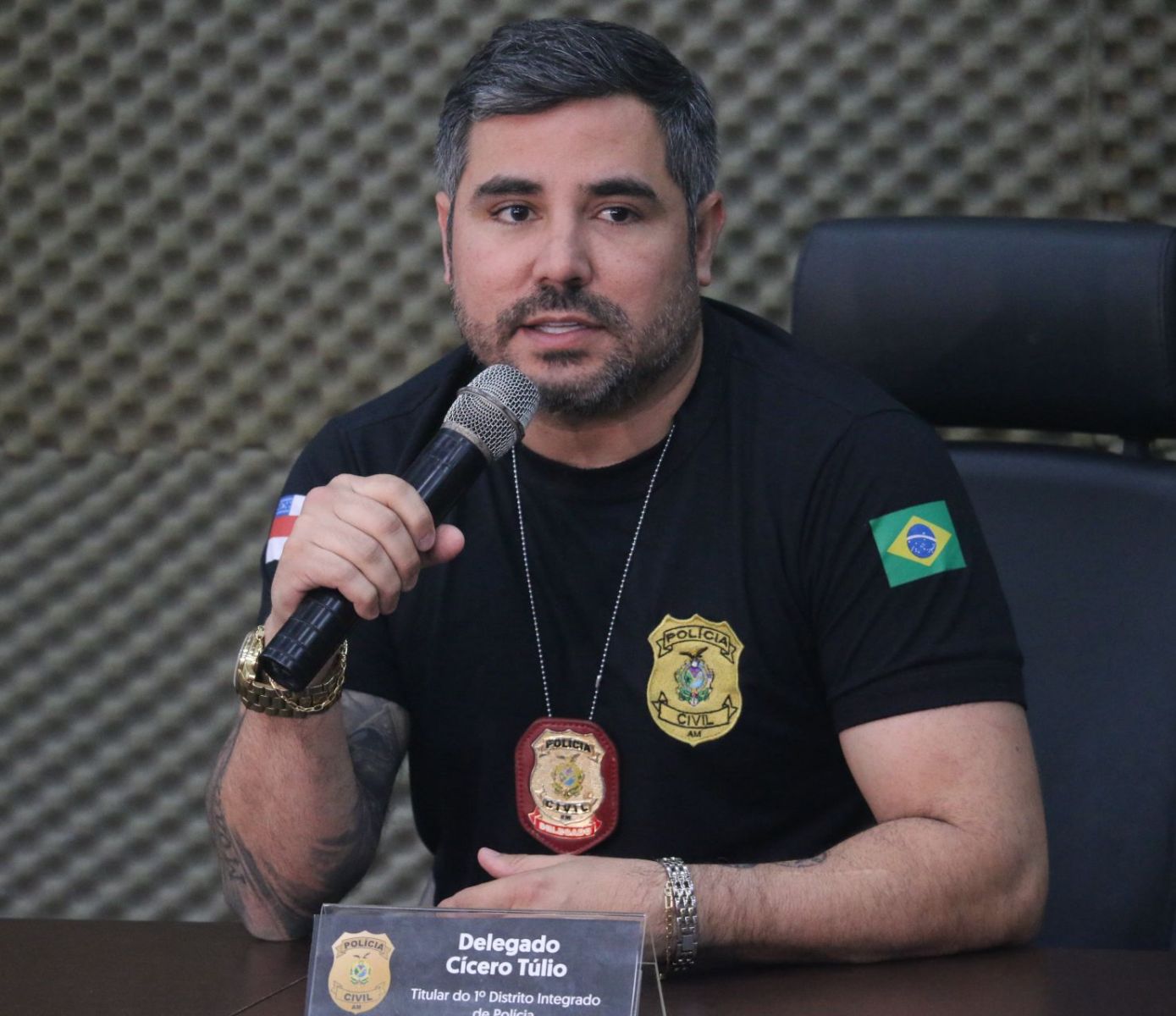 Delegado C&iacute;cero T&uacute;lio - Foto: Jander Robson/Portal do Holanda