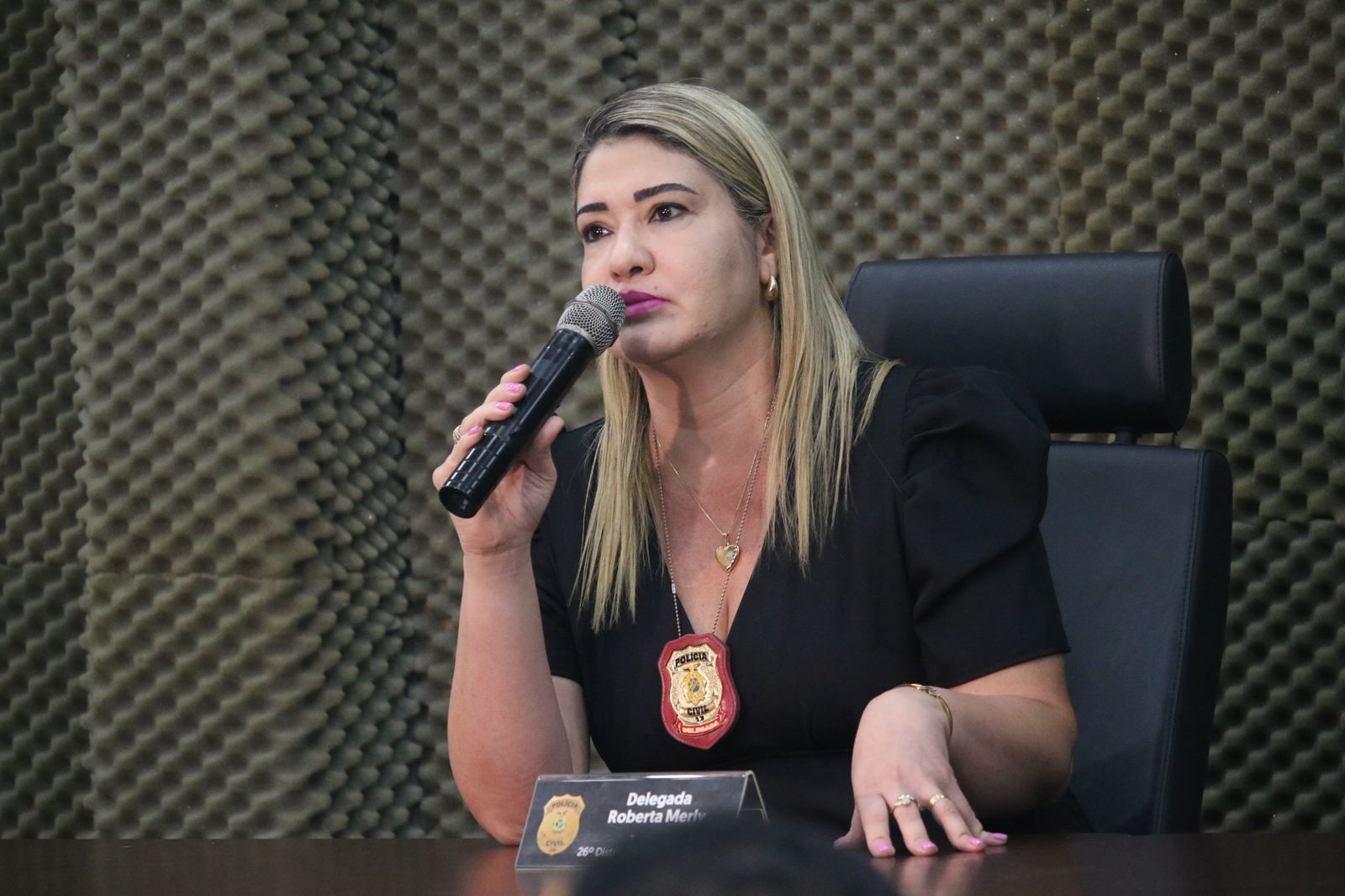 Delegada Roberta Merly - Foto: Jander Robson/ Portal do Holanda