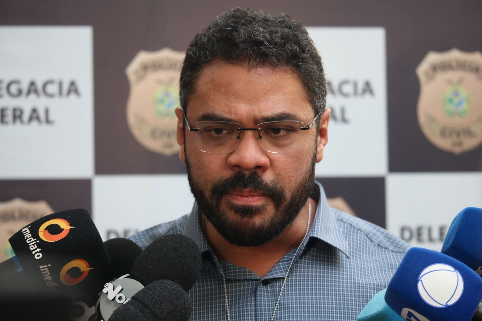 Delegado Marcelo Martins, titular do 24&ordm; DIP - Foto Jander Robson / Portal do Holanda