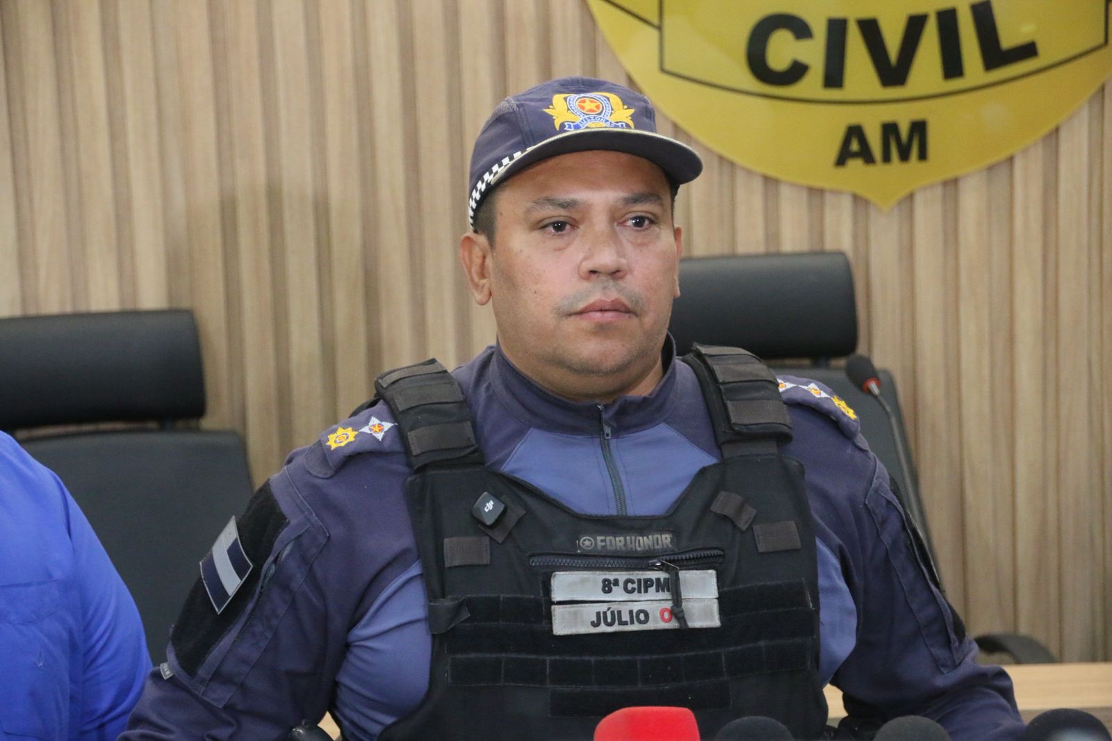 PM que atuou na pris&atilde;o - Foto: Jander Robson/Portal do Holanda