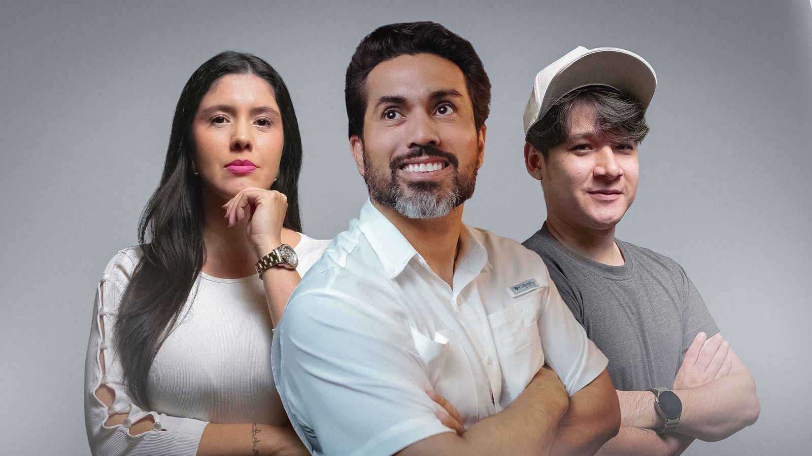 Renata Bind&aacute;, Jack Serafim e Thiago Rodrigues &ldquo;Spider&rdquo; / Micser