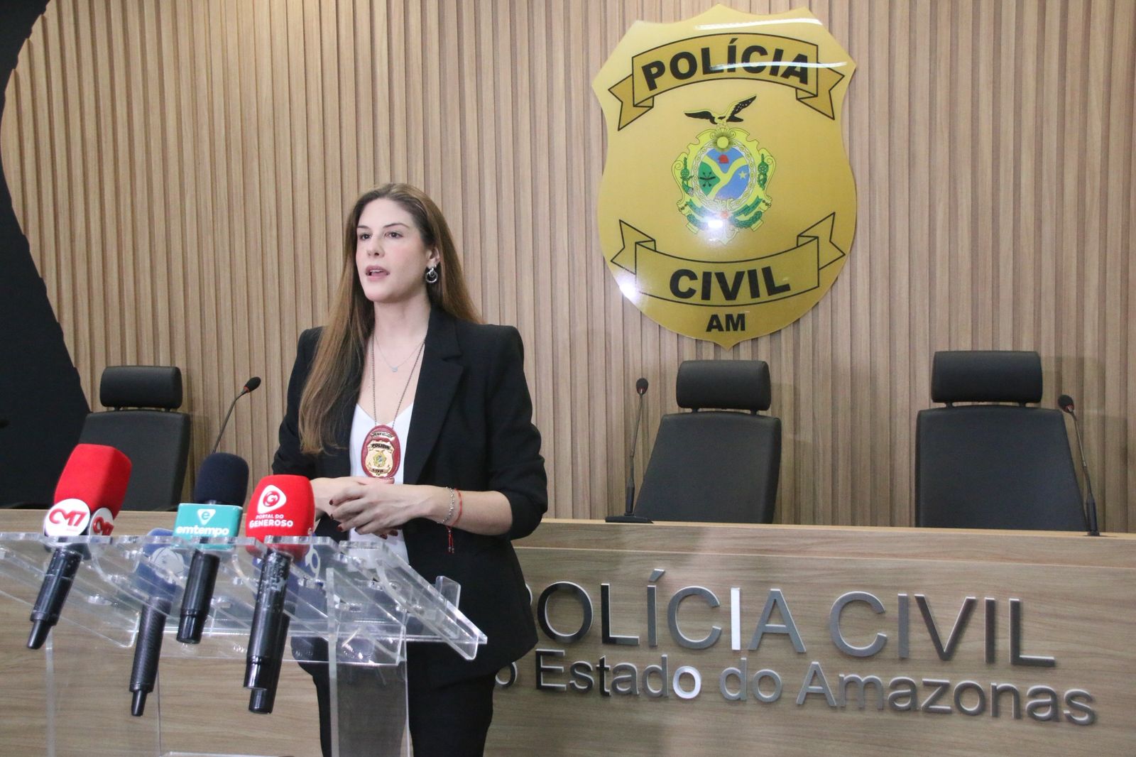 Delegada Priscila Orberg - Foto: Jander Robson/Portal do Holanda