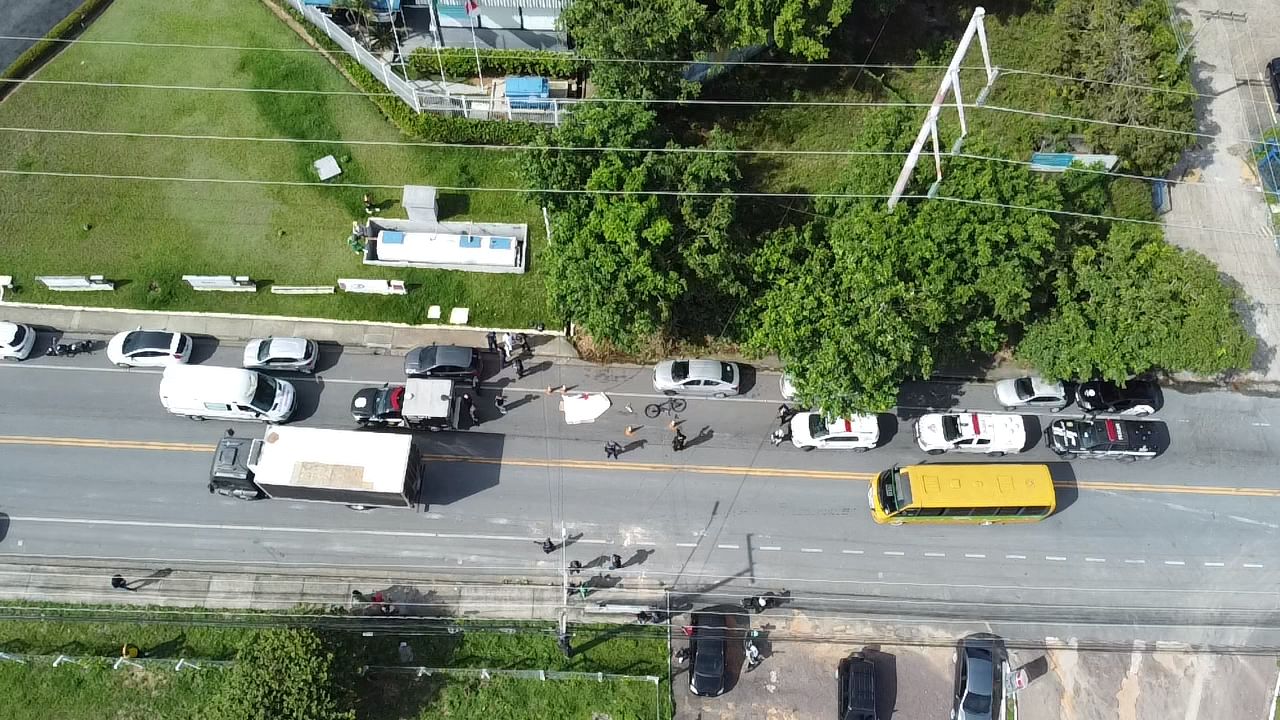 Cena do acidente - Foto: Jander Robson/Portal do Holanda