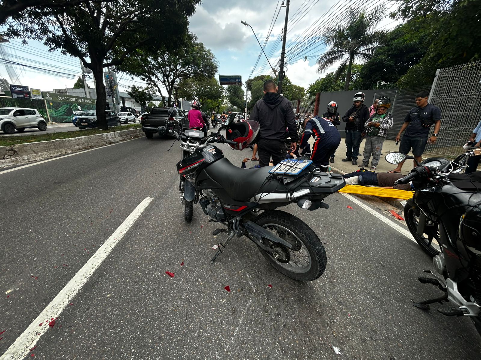 Socorro &agrave;s v&iacute;timas- Foto: Jander Robson/Portal do Holanda