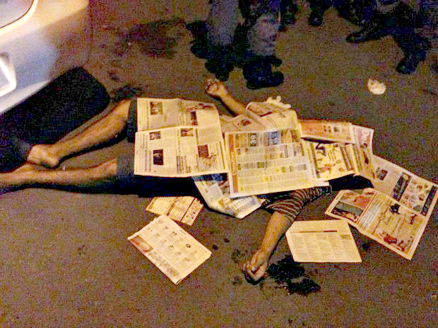 "Bartolomeu" foi o primeiro a ser atingido.