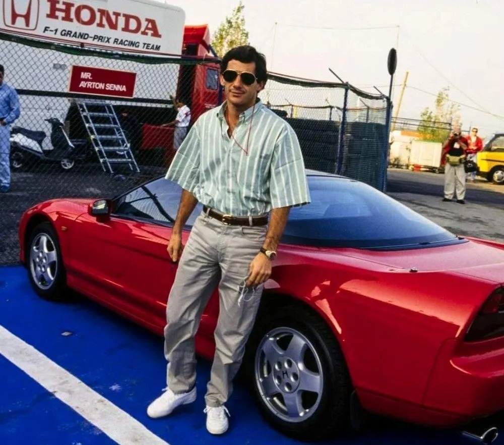 Senna foi presenteado com o Honda NSX em 1991. Foto: Divulga&ccedil;&atilde;o/ Auto Trader