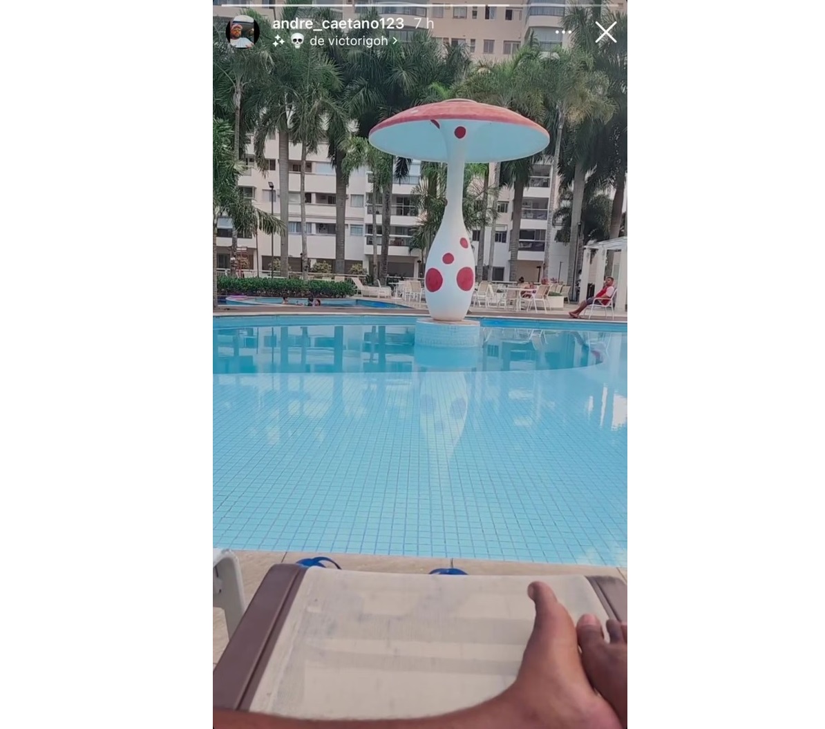 Foto publicada pelo namorado de Babi. 