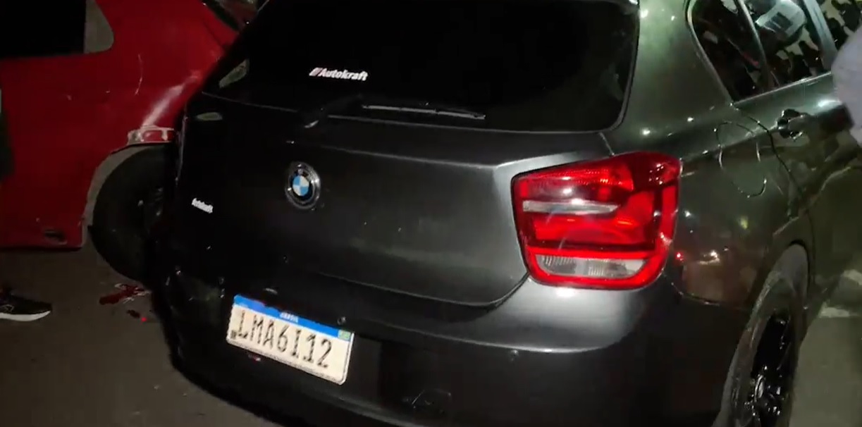 BMW envolvida em acidente - Foto: Divulga&ccedil;&atilde;o