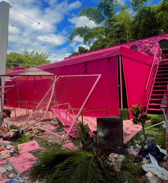 Fachada da loja foi destru&iacute;da - Foto: Divulga&ccedil;&atilde;o