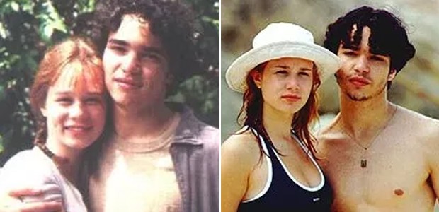 Mariana Ximenes e Caio Blat na novela Andando nas Nuves, da Globo