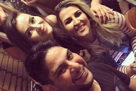 Jorge e Ina, ao lado de Rachel, &agrave; &eacute;poca casada com irm&atilde;o de Ina. 