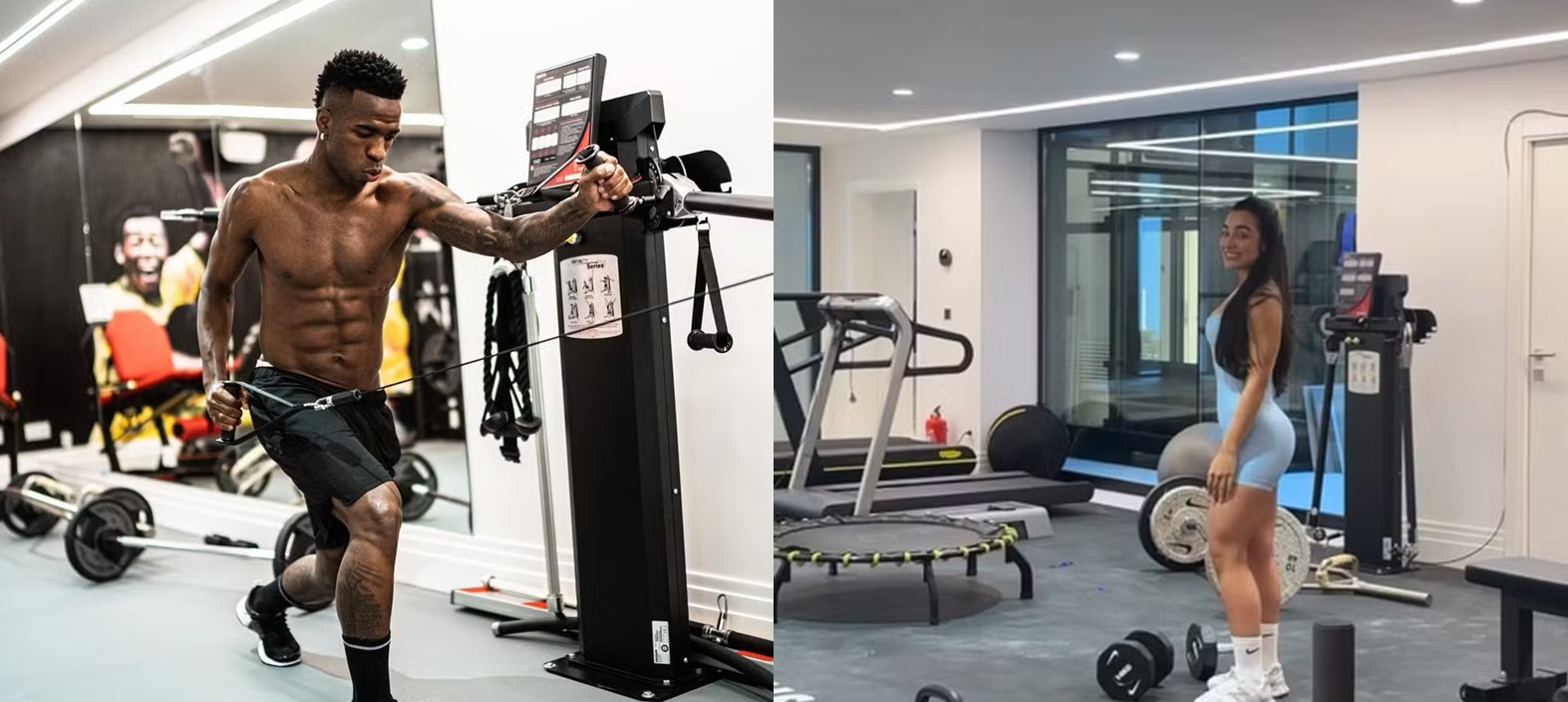 Virginia mostra amiga em academia que seria de Vini Jr