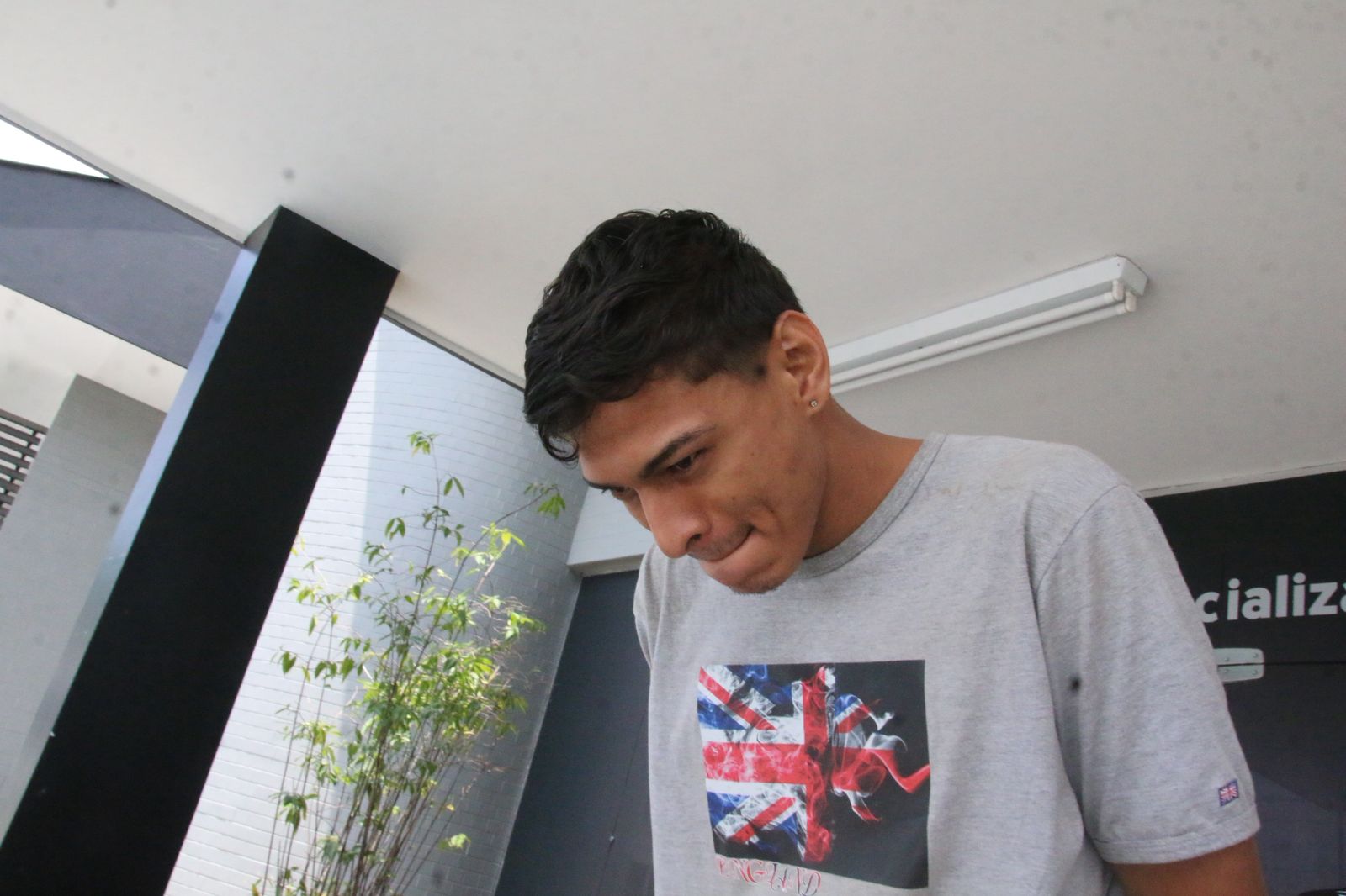 Lucas sorri e confessa o crime - Foto: Jander Robson/Portal do Holanda