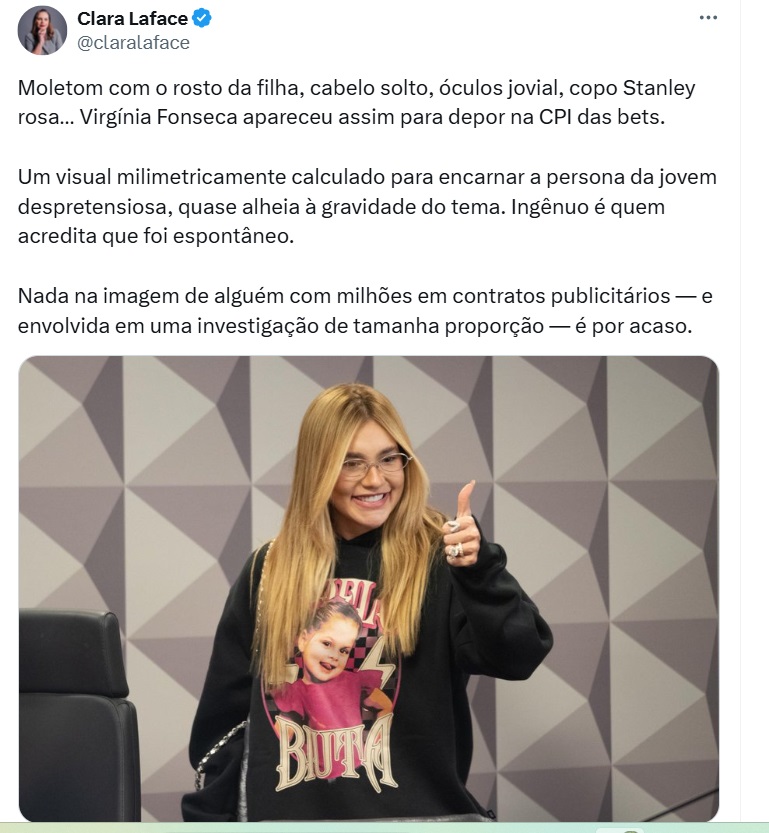 Foto: Reprodu&ccedil;&atilde;o/X 