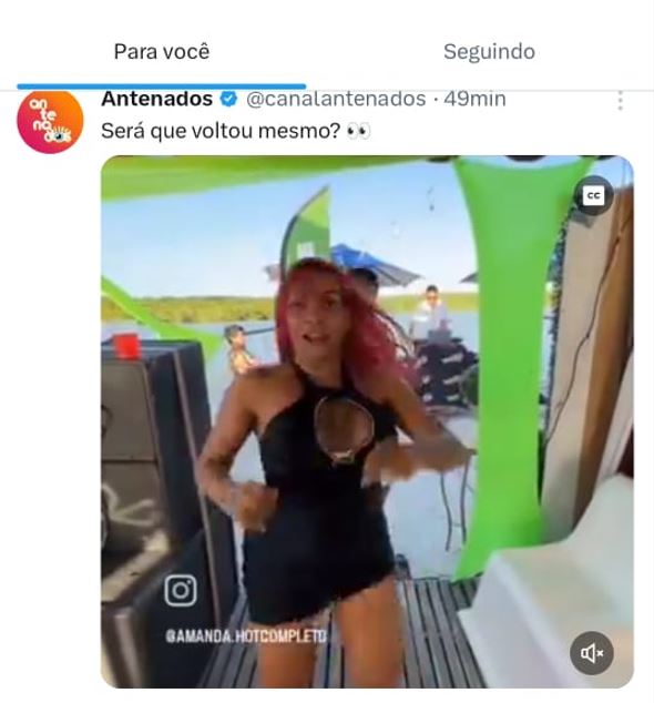 Foto: Reprodu&ccedil;&atilde;o X