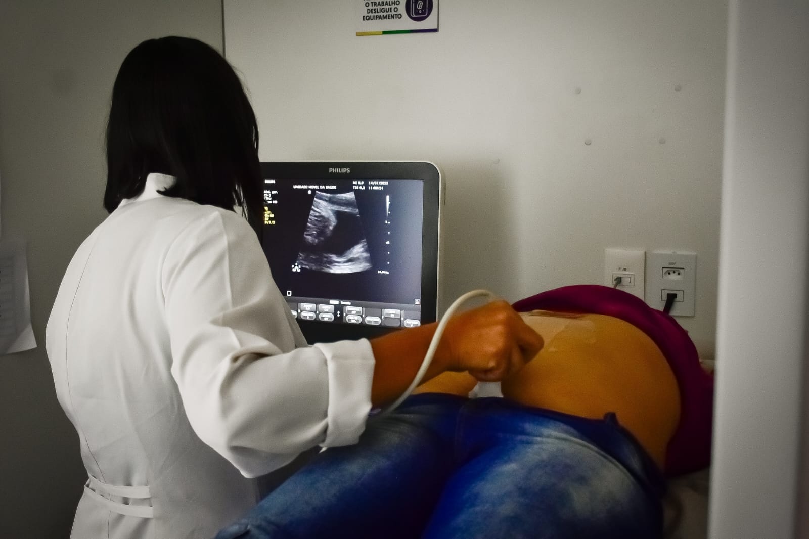 Exame de ultrassom - Foto: Divulga&ccedil;&atilde;o 