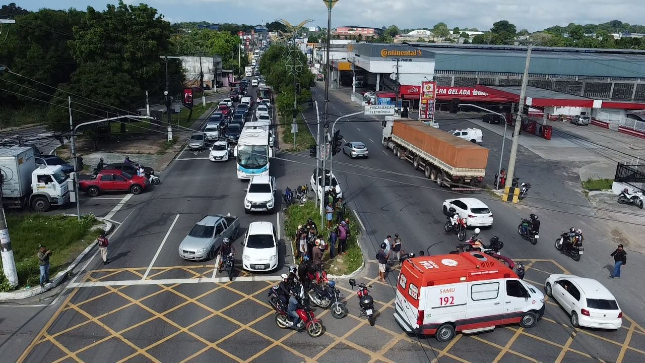 Cena do acidente - Foto: Jander Robson/Portal do Holanda