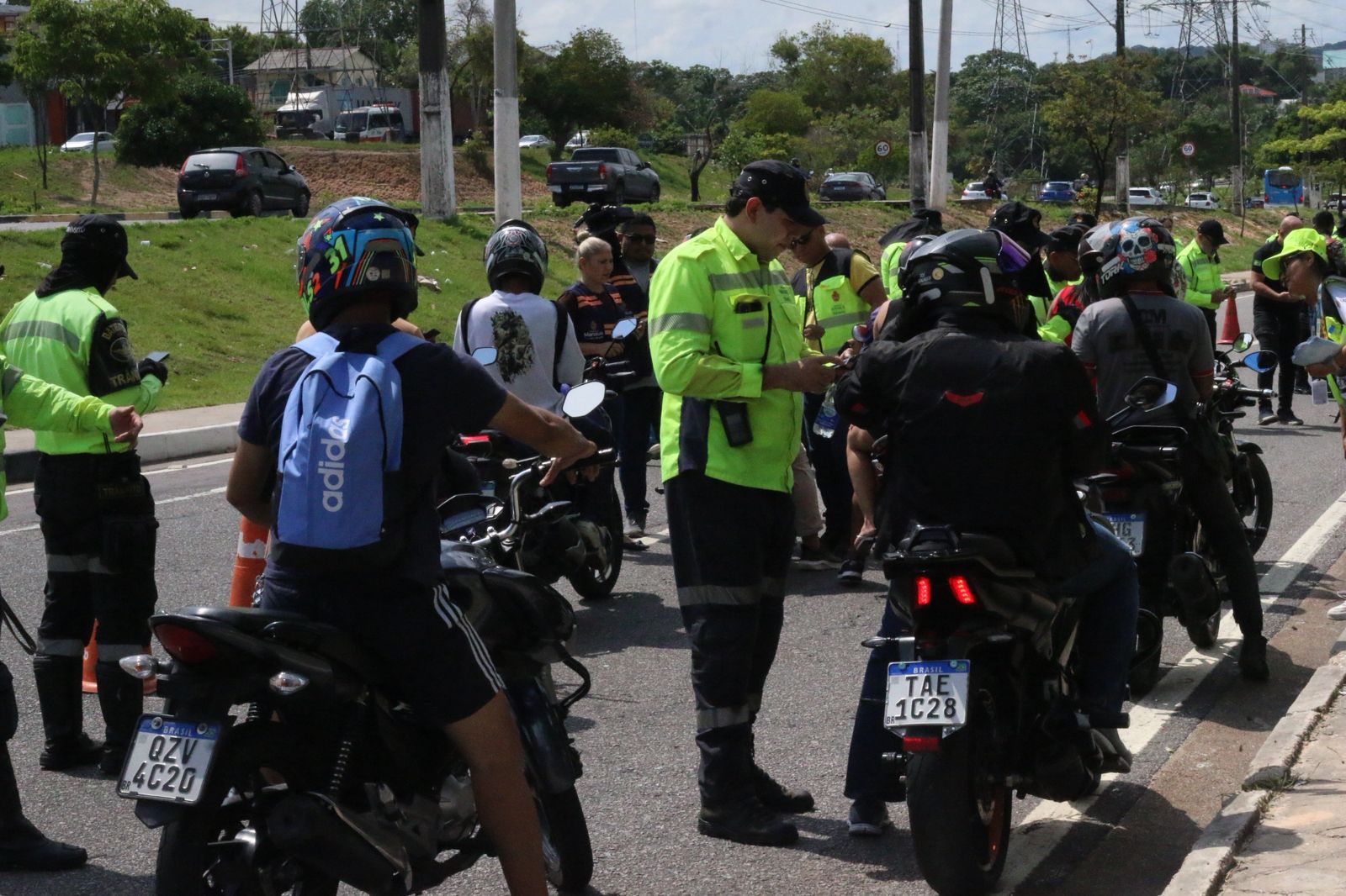 Motos foram os ve&iacute;culos mais apreendidos - Foto: Jander Robson/Portal do Holanda