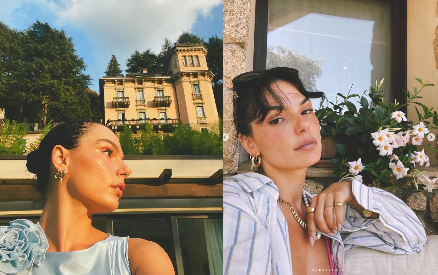 Isis em viagem &agrave; It&aacute;lia