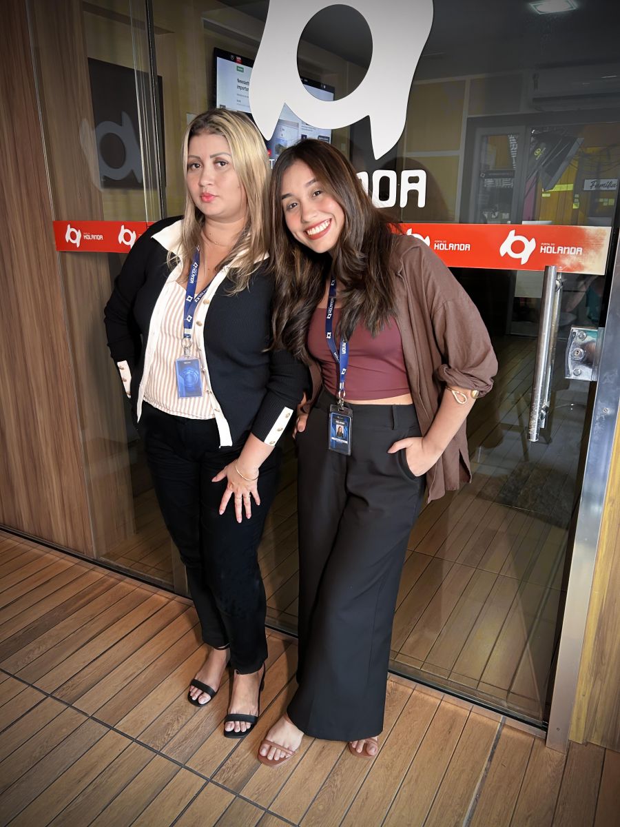 As apresentadoras das not&iacute;cias: M&aacute;rcia Monteiro e Thalita Eduarda - Produ&ccedil;&atilde;o: Andr&eacute; Prot&aacute;zio / Paulo Rabelo