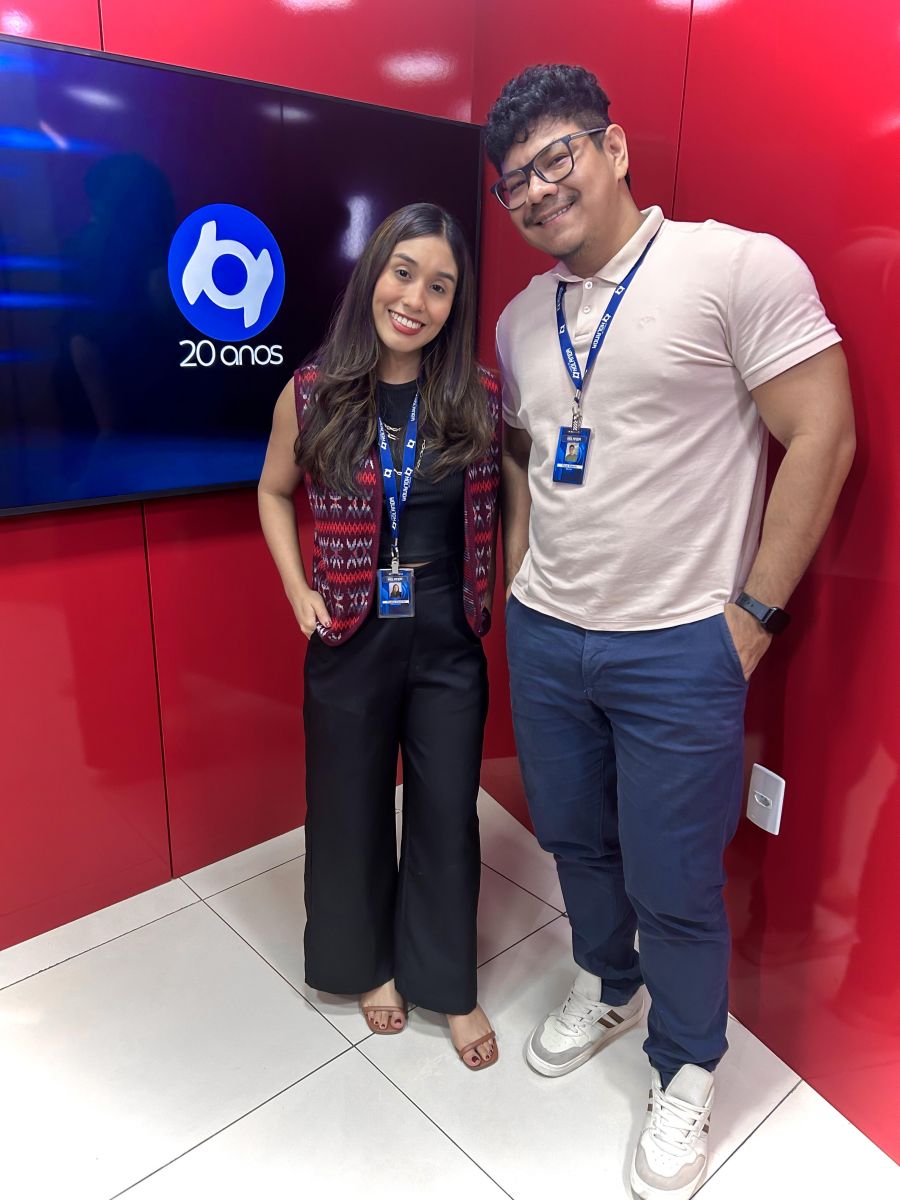 Thalita Eduarda e Paulo Rabelo comandam o programa diretamente dos est&uacute;dios do Portal do Holanda.