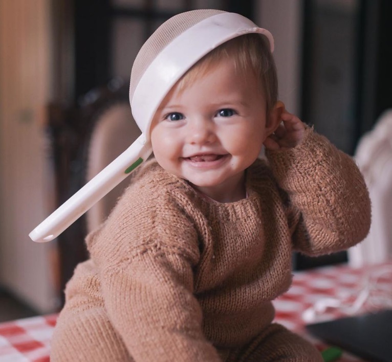 Fotos da beb&ecirc; encantam f&atilde;s. Foto: Instagram