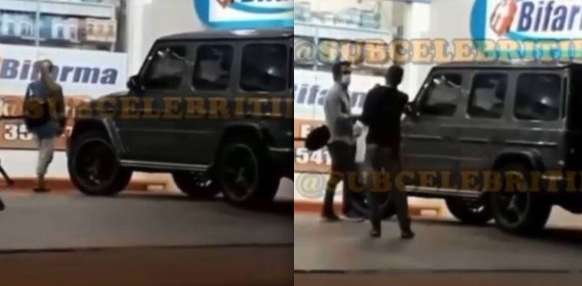 Marina e Guilherme em uma drogaria da cidade - Foto: Reprodu&ccedil;&atilde;o Instagram Subcelebrites