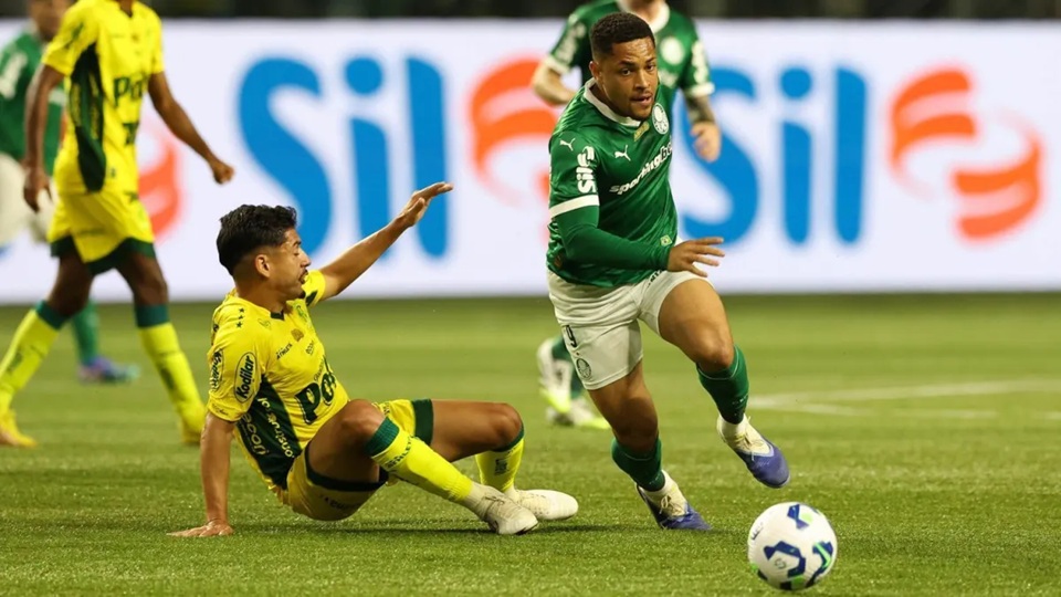 Palmeiras joga contra o Mirassol. Foto: Cesar Greco/Palmeiras