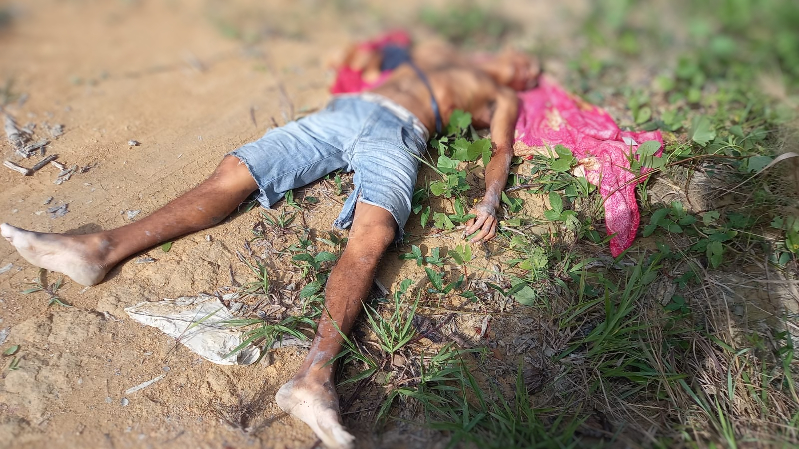 A v&iacute;tima foi encontrada com sinais de tortura - Foto: Jander Robson/ Portal do Holanda