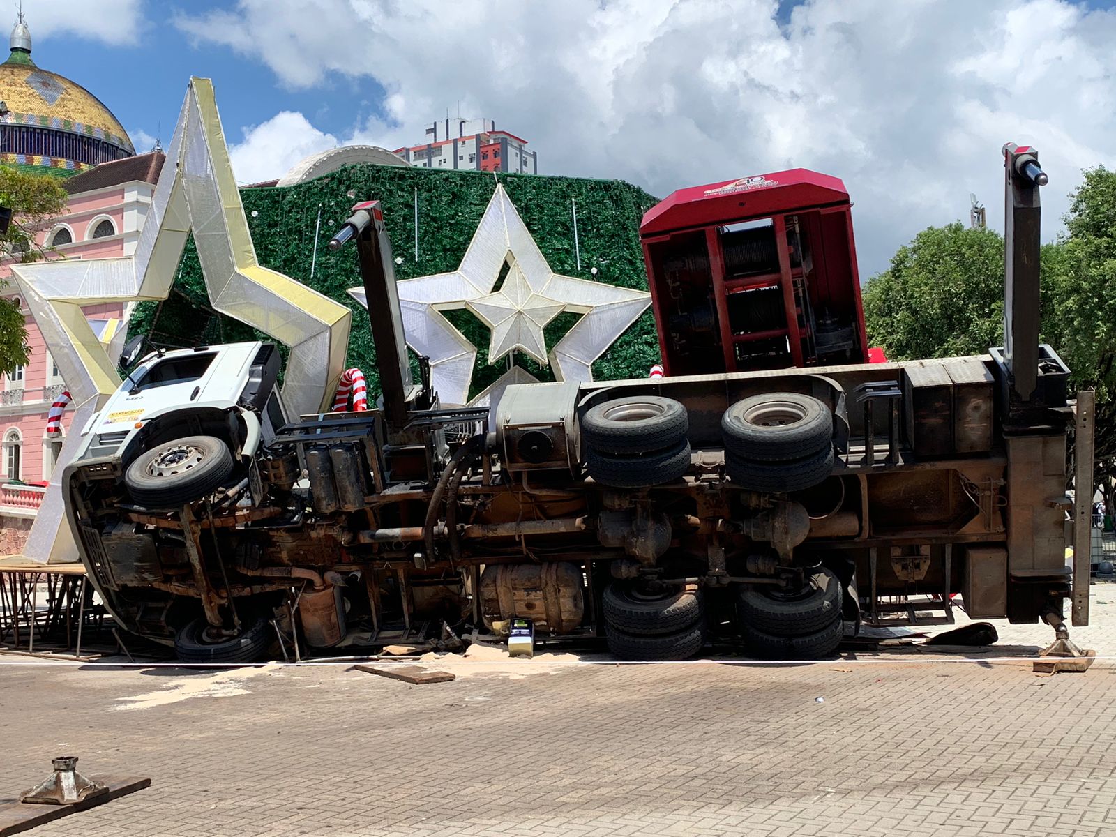 Munk virou com o peso do m&oacute;dulo - Foto: Caio Guarlotte/Portal do Holanda