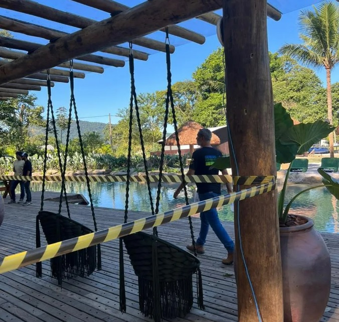 Obra interditada - Foto: Divulga&ccedil;&atilde;o